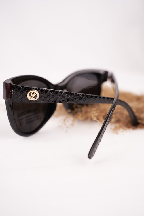 Women's Sunglasses Gold Prius PRW-V83 Black Polarized