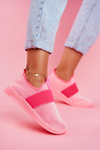 Women's Sport Shoes Slip On Neon Pink La Fiesta