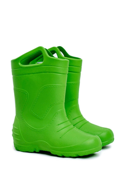 Children's Rubber Galoshes Boots Green Removed Insert Stomilki