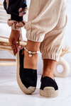 Slip-on Suede Espadrilles Black Lesley