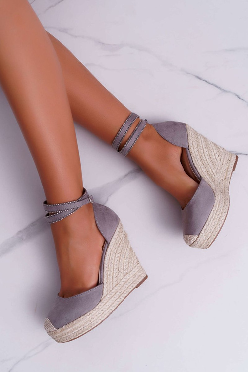 Women's Flaxen Grey Canterola Platform Sandals