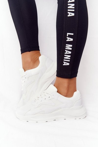 Women's Sneakers On A Chunky Sole White Delusion