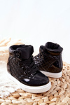 Children's Boots Sneakers Black Lizzie