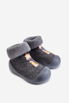 Children's slippers Niechodki Befado 002P024 Grey