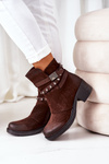 Insulated High Heel Boots Brown Effie