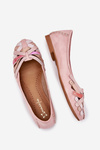 Ladies Leather Ballet Flats Maciejka 01358-51 Pink
