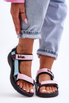 Women's Sports Sandals Lee Cooper LCW-23-34-1688L Pink-Blue