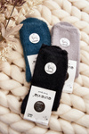 Warm Smooth Women's Alpaca Socks Blue