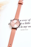 Women's Analog Watch Nickel-Free Ernest Pink