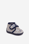 Children's slippers with Velcro gray Jeselle