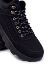 Men's Warm Trekking Shoes Trappers black Otto