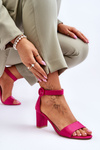Women's Sandals On Heel Fuchsia Lexi
