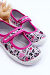 Child's Balerina Slippers Befado 114X521 Grey-Pink