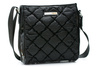 Quilted Black Letterman Handbag Nobo