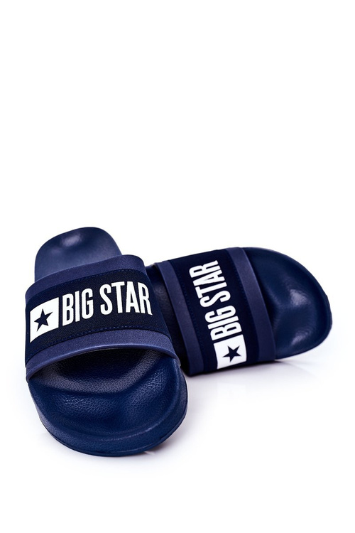 Men's Slippers Big Star HH174833 Navy Blue