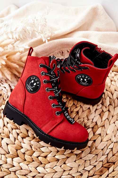 Children's Boots Warm Red Mini Aspen