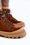 Suede Warm Boots Big Star KK274520 Brown