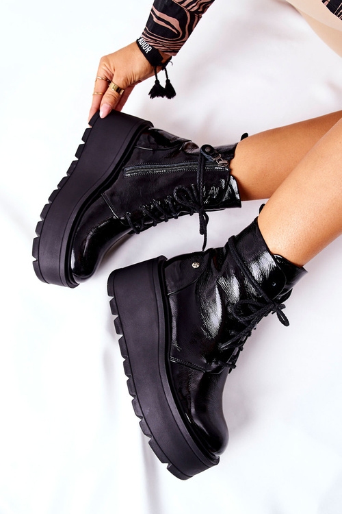 Leather Boots Maciejka Black 05294-20