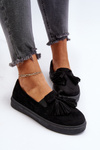Women's Black Fringed Espadrilles Elorvia