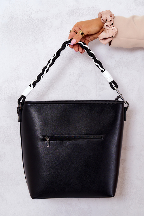 Classic Leather Handbag Nobo M1280-C020 Black