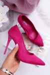 Women's Suede Stilettos Fuchsia Yanna