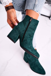 Women's Boots On Heel Green So Good