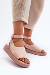 Comfortable Women's Platform Sandals Pink Rubie