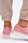 Fabric Sneakers On The Platform Big Star LL274147 Pink