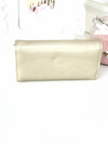 Large Ladies Gold Wallet with Heart