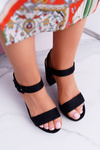 Women's Platform Stiletto Sandals Black LaMondes