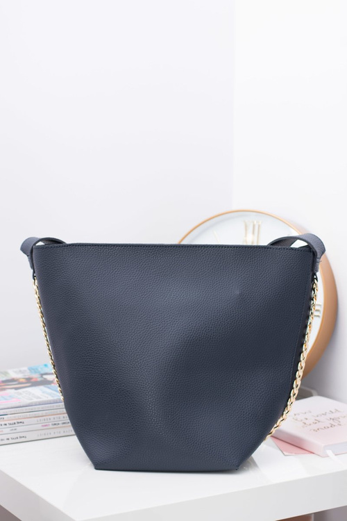 Navy Blue Women's Handbag A4 Shopper Bag