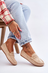 Women's Classic Suede Loafers Beige Ivana