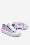 Low Platform Sneakers Big Star LL274A187 Pink and Blue