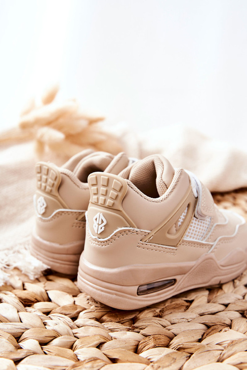 Children's Leather Sports Shoes Beige Marisa
