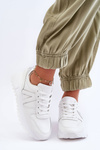 Women's Leather Sport Shoes White Kabama