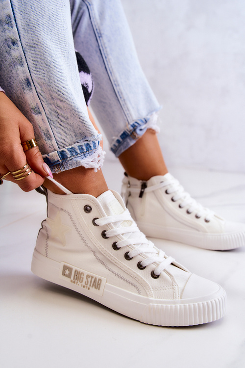 Classic High Sneakers Big Star JJ274379 White