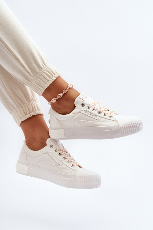 Trampki Damskie Klasyczne Białe Lee Cooper LCW-24-31-2170