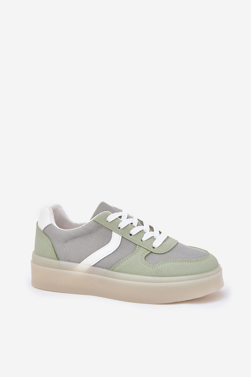 Low Women's Sneakers On Platform Green Telmira