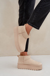Women's Platform Snow Boots Light Beige Ninala