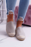 Espadryle Damskie Cross Jeans Szare DD2R4104