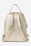 Women's Small Backpack Made of Eco Leather NOBO BAGP230-K023 Gold