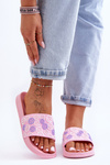 Women's Slippers With Emoticons Pink Cosette