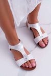 Women's Flat Sandals White Verner