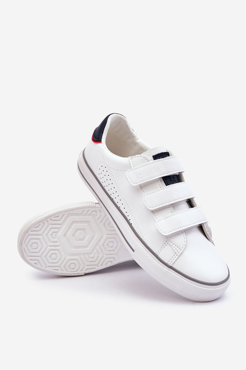 Men's Velcro Sneakers Big Star LL174632 White