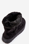 Women's Snow Boots Insulated with Fur Black Abrams