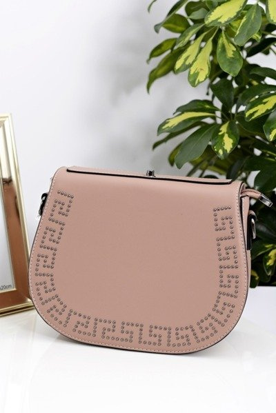 Women's Pink Handbag Shoulder Letter Bag