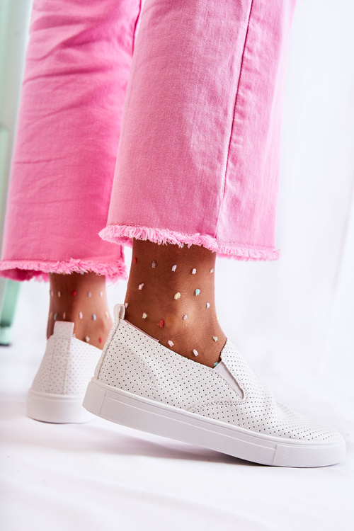 Women's Sport Shoes Slip-on White Viviana