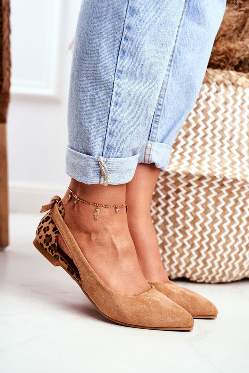 Lu Boo Baleriny W Szpic Zamsz Camel Better