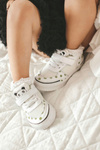 Children's Sport Shoes With Panda White-Green Chico