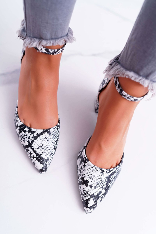 Women's Kehira Snake Leather Stiletto Sandals